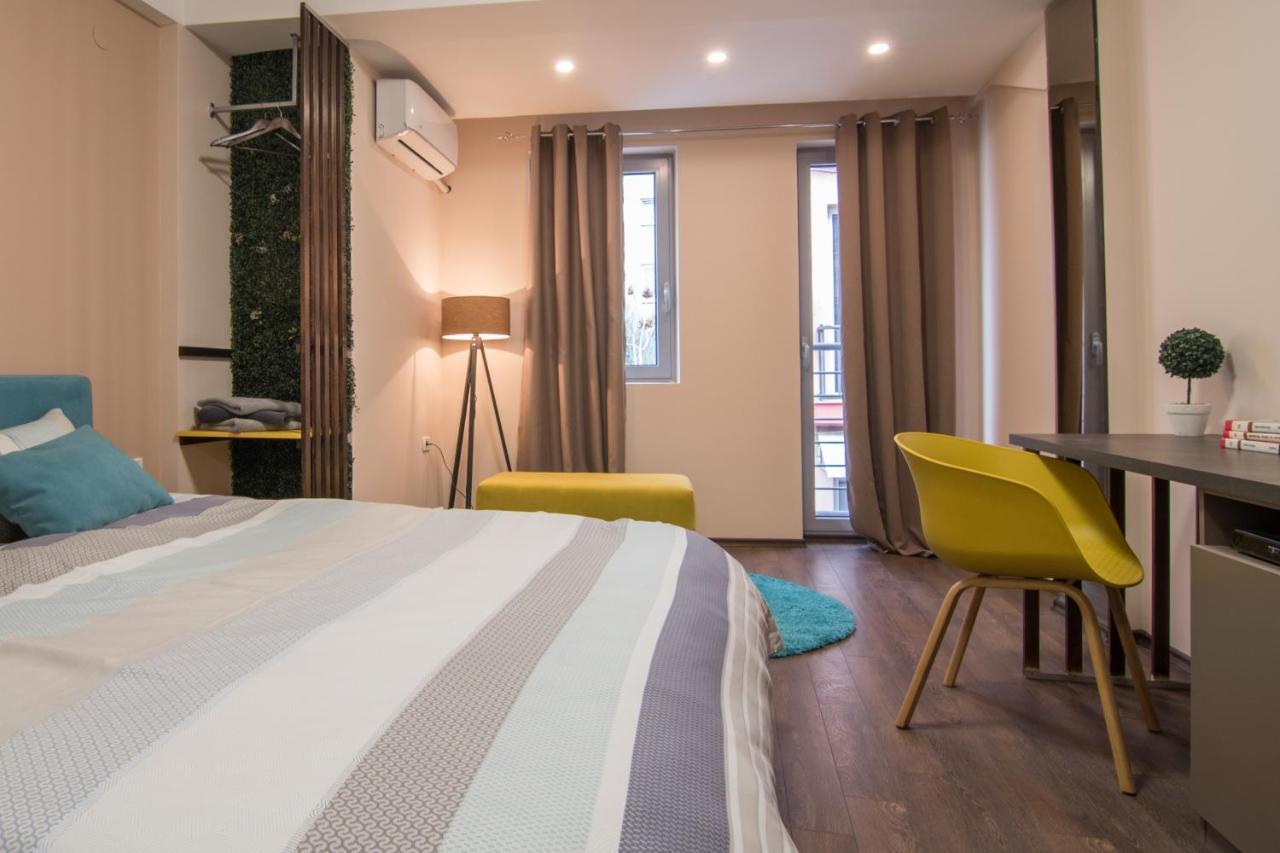 Vanilla Boutique Apartments Szkopje Kültér fotó