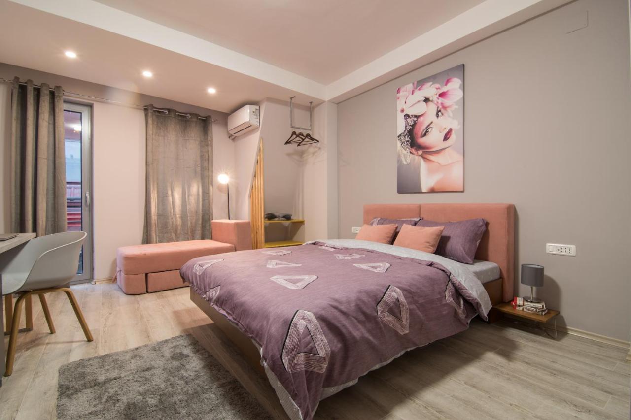 Vanilla Boutique Apartments Szkopje Kültér fotó