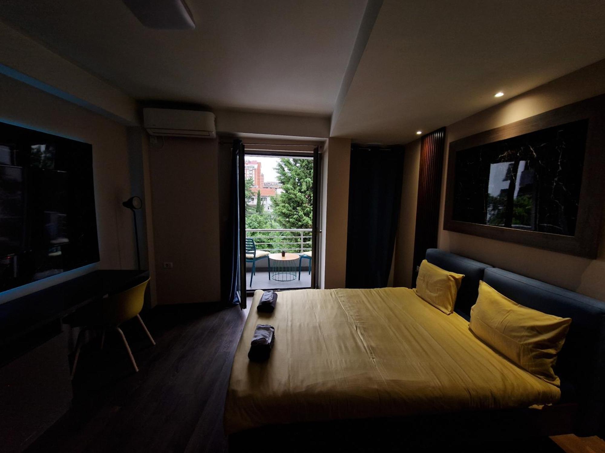Vanilla Boutique Apartments Szkopje Kültér fotó