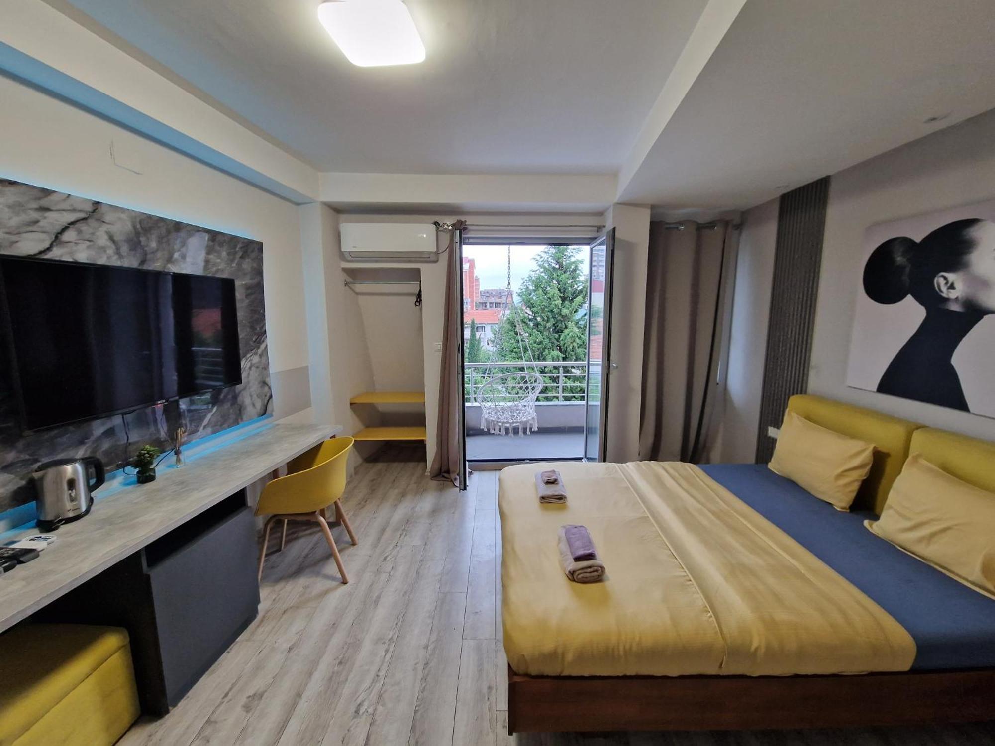 Vanilla Boutique Apartments Szkopje Kültér fotó
