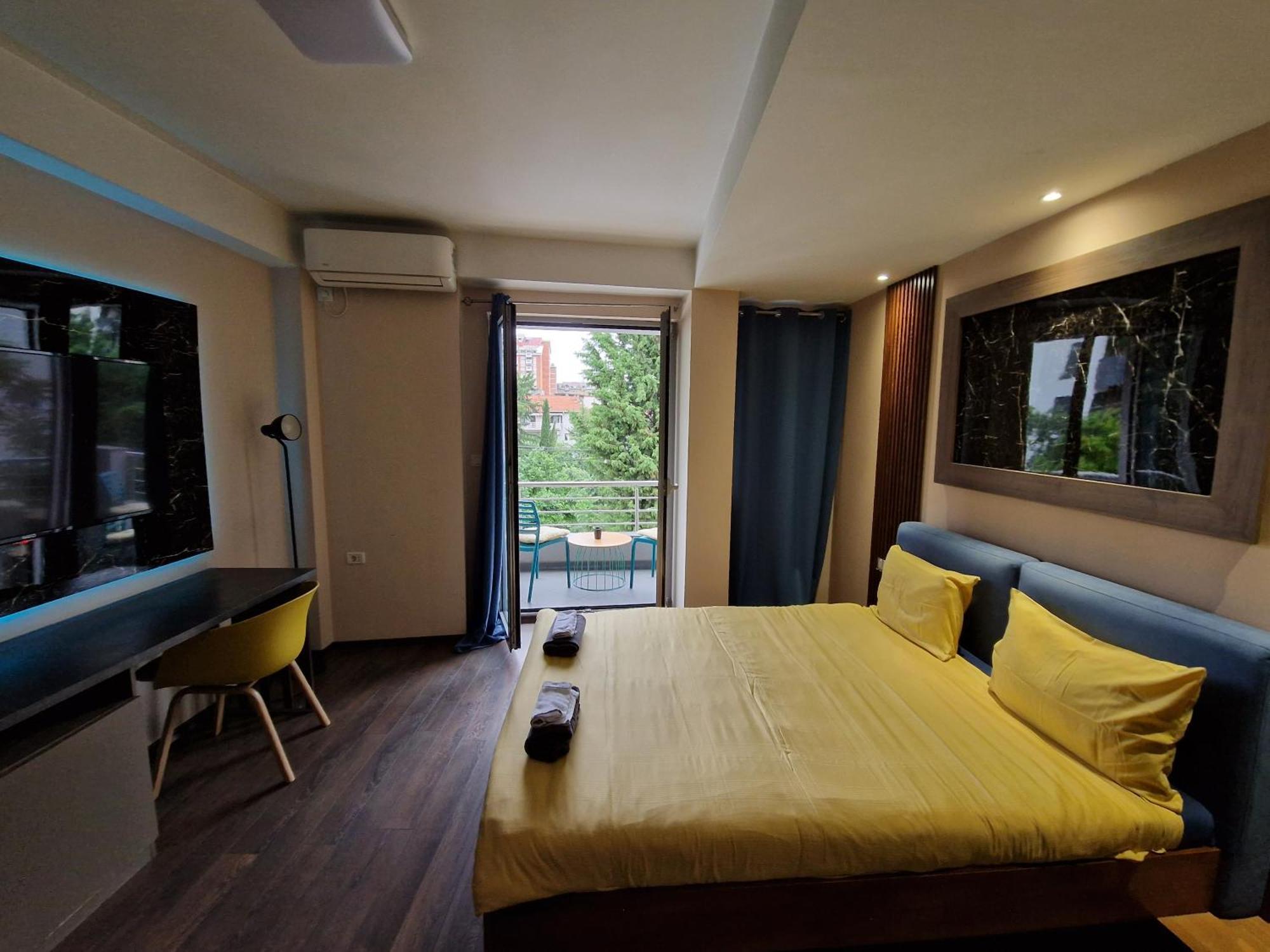 Vanilla Boutique Apartments Szkopje Kültér fotó