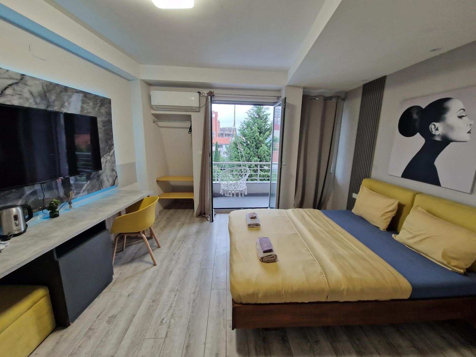 Vanilla Boutique Apartments Szkopje Kültér fotó